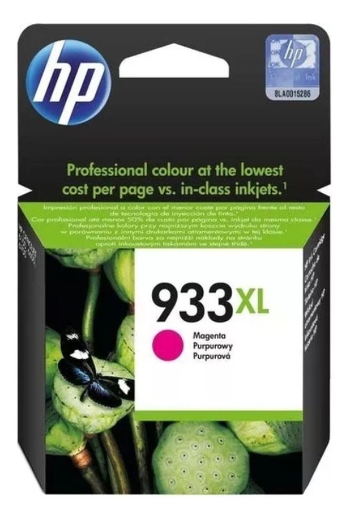 Cartucho de Tinta hp 933XL Magenta Original Rojo
