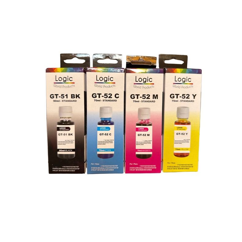 Pack Tintas Compatibles Para GT-51/52 502/515/516/517/530-0