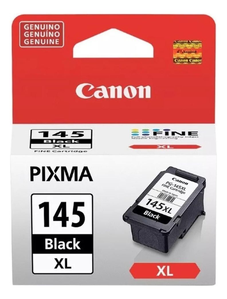 Cartucho de Tinta Canon PG-145XL Negro Original