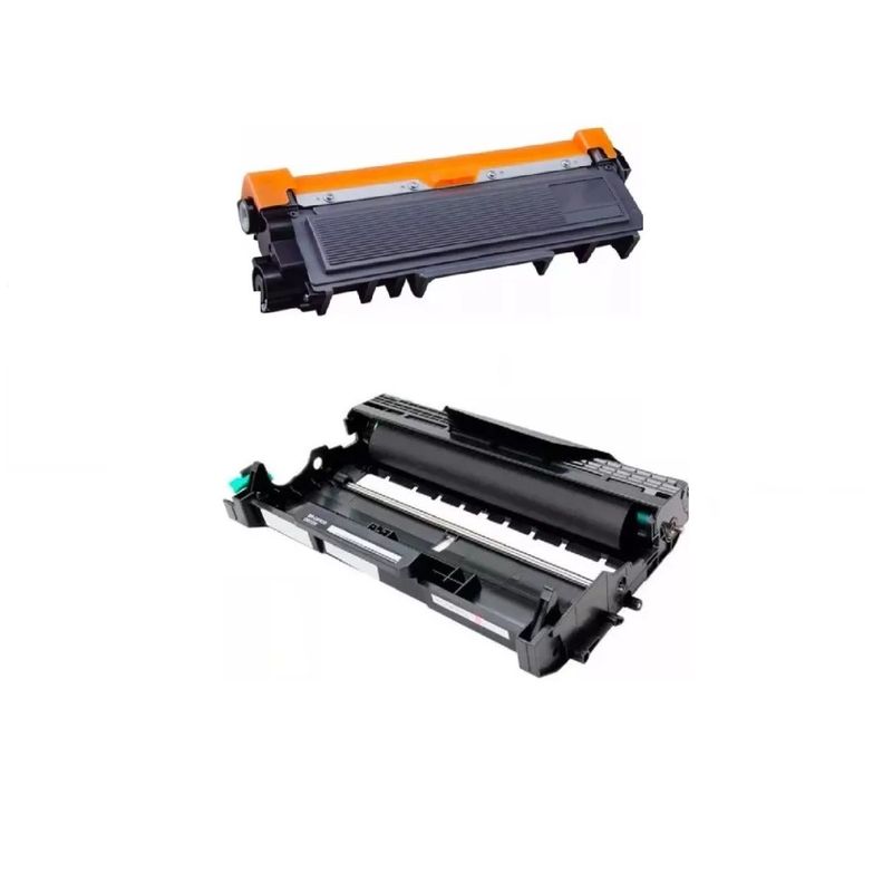 Pack Toner Tn-2370 + DR-2340 L2320 L2520 L2720-1