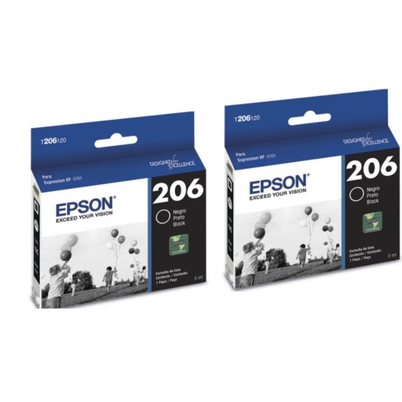 Pack Tintas Epson 206 Negro XP-2101-0