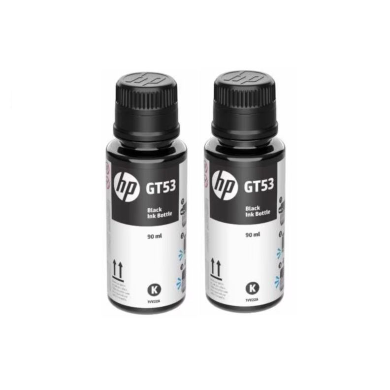 Pack 2 Tintas Hp GT53 Negro Original-1