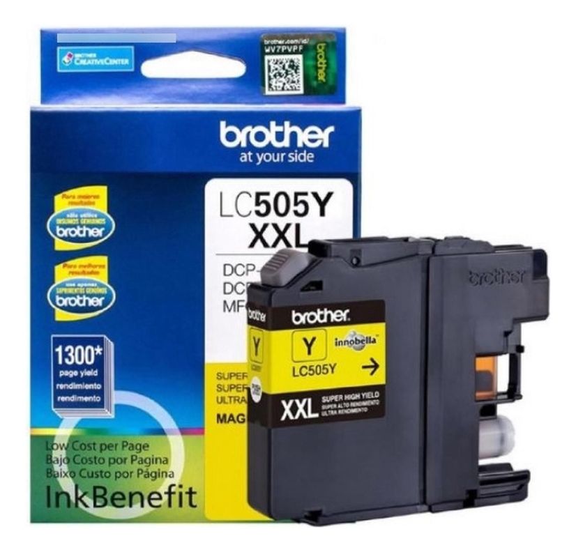 Cartucho de Tinta Brother LC505 Yellow Original Amarillo
