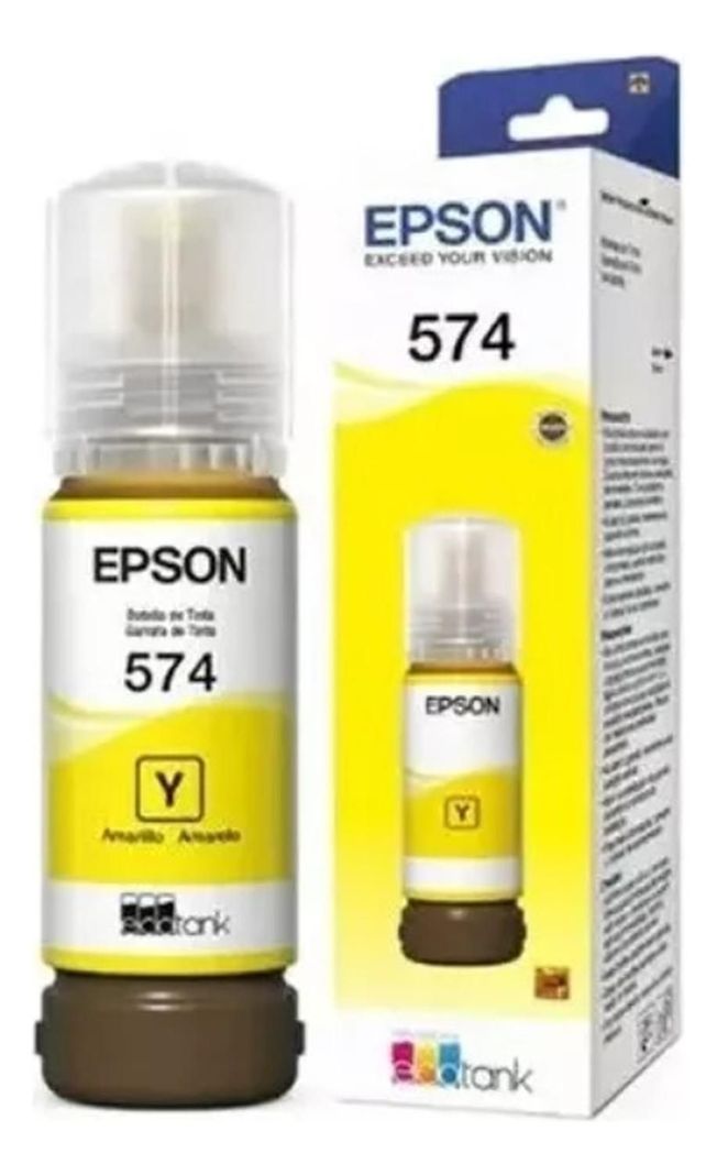 Botella de Tinta Epson 574 Yellow Original Amarillo