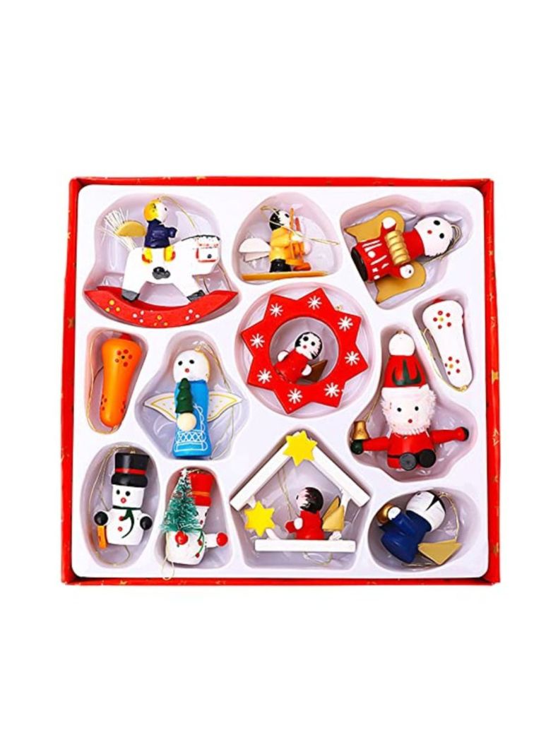 Adornos Colgantes Para Arboles De Navidad 12 PCS