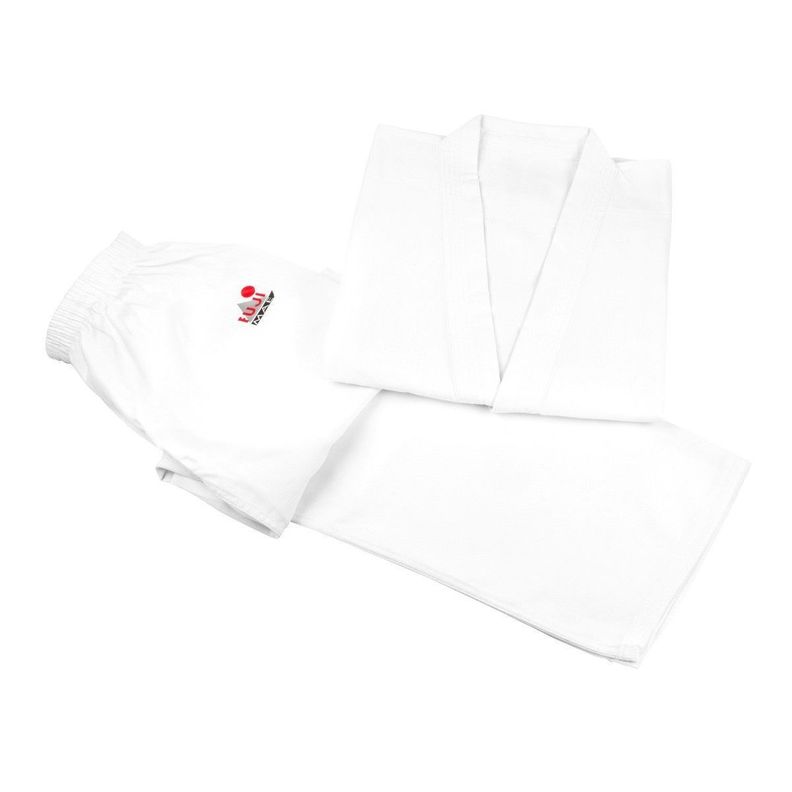 Kimono Gi Karate FUJIMAE Basic Blanco (145cm a 155cm)-0