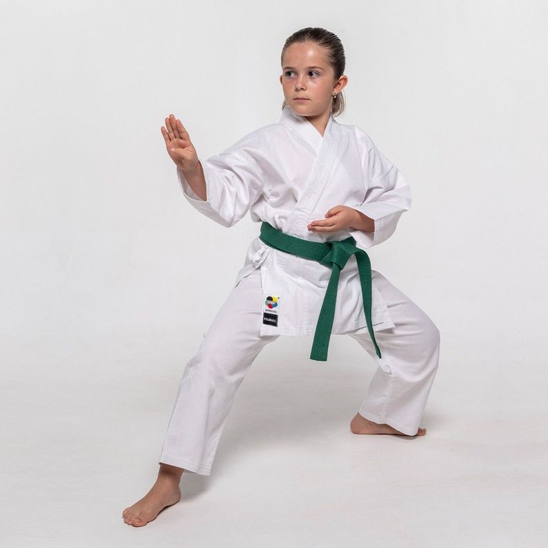 Kimono Gi Karate FUJIMAE Basic Blanco (145cm a 155cm)-1