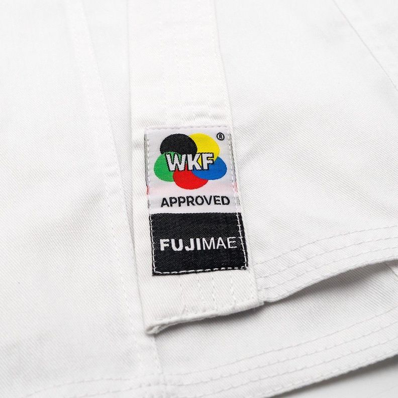 Kimono Gi Karate FUJIMAE Basic Blanco (145cm a 155cm)-7