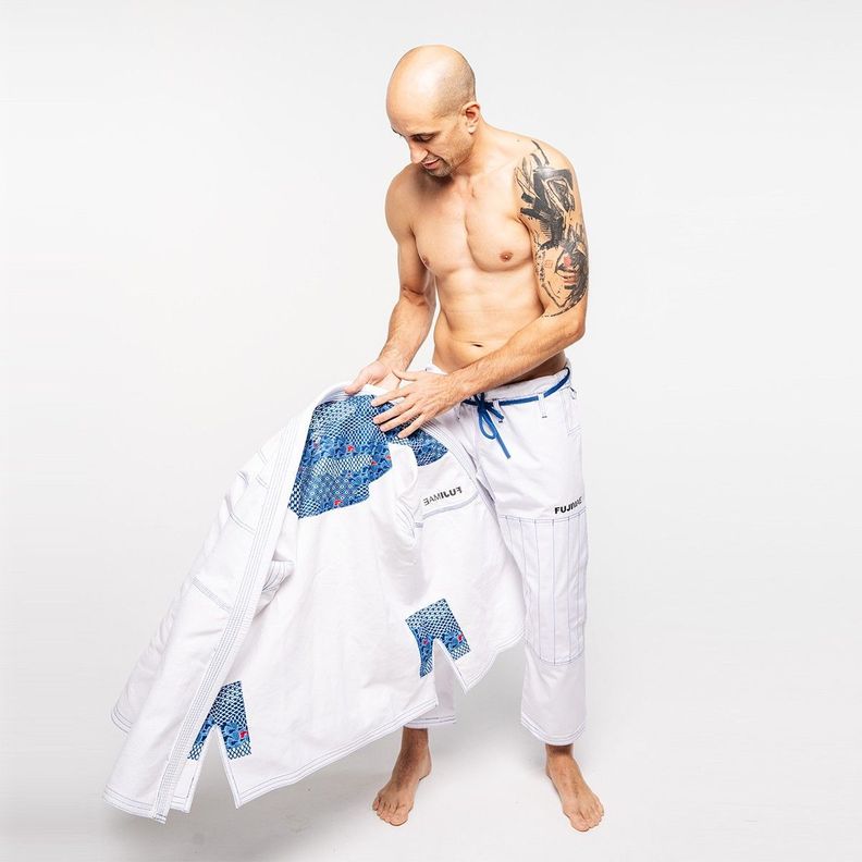 Kimono Jiu Jitsu Gi Fujimae A3 Shaka 22 Qs-5