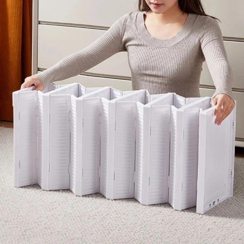  Zapatero 3 cajas Contenedor plegable apilable Organizadores de zapatos-3