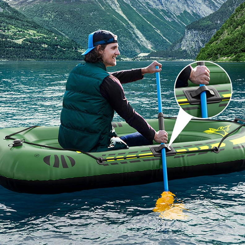Bote Inflable de 1 persona 195x116 Cm Color Verde-3