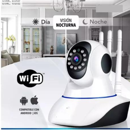 Cámara Inteligente  De Vigilancia Wifi Hd De 360° -2