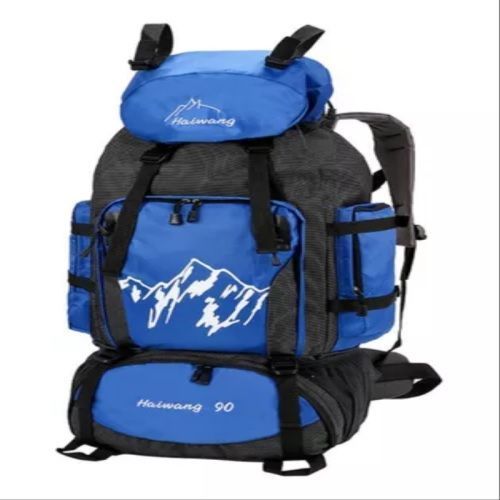 MOCHILA DE CAMPING 90L AZUL-0