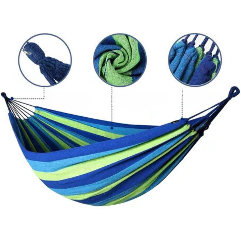 Hamaca de Camping  2 Plaza Colgante 150x180cm -1