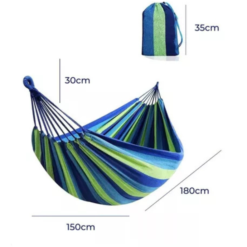 Hamaca de Camping  2 Plaza Colgante 150x180cm -2