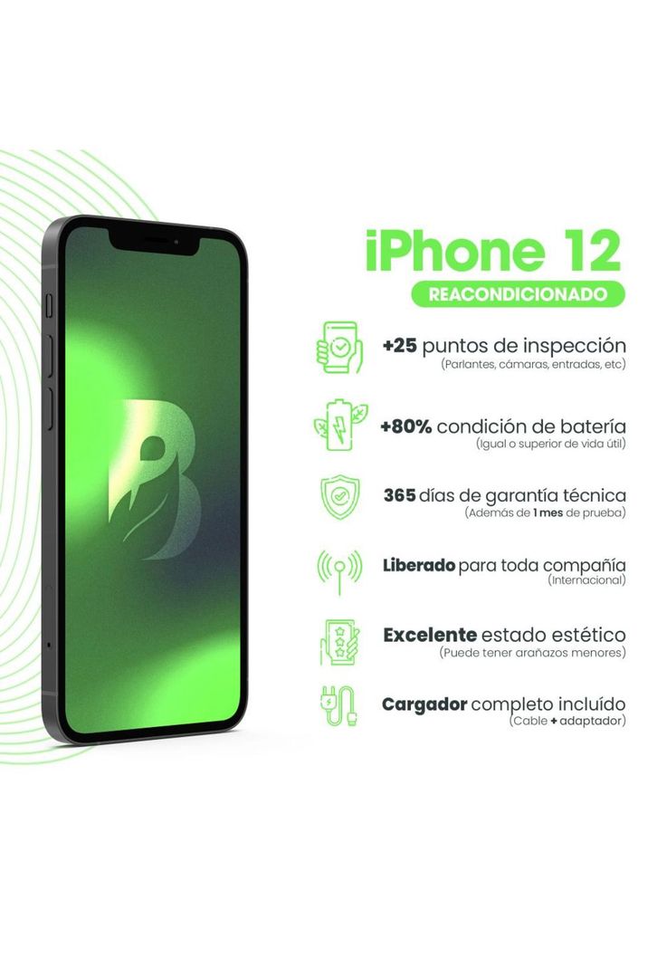 iPhone 12 64GB - Negro-5