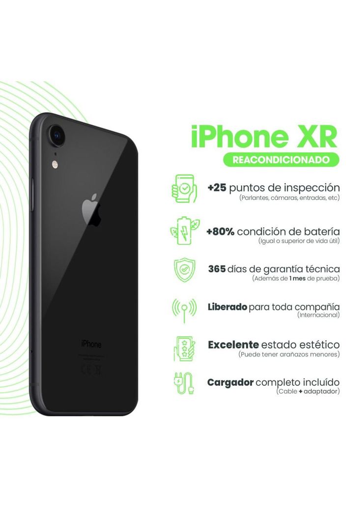 iPhone XR 128GB - Negro Apple | Paris.cl
