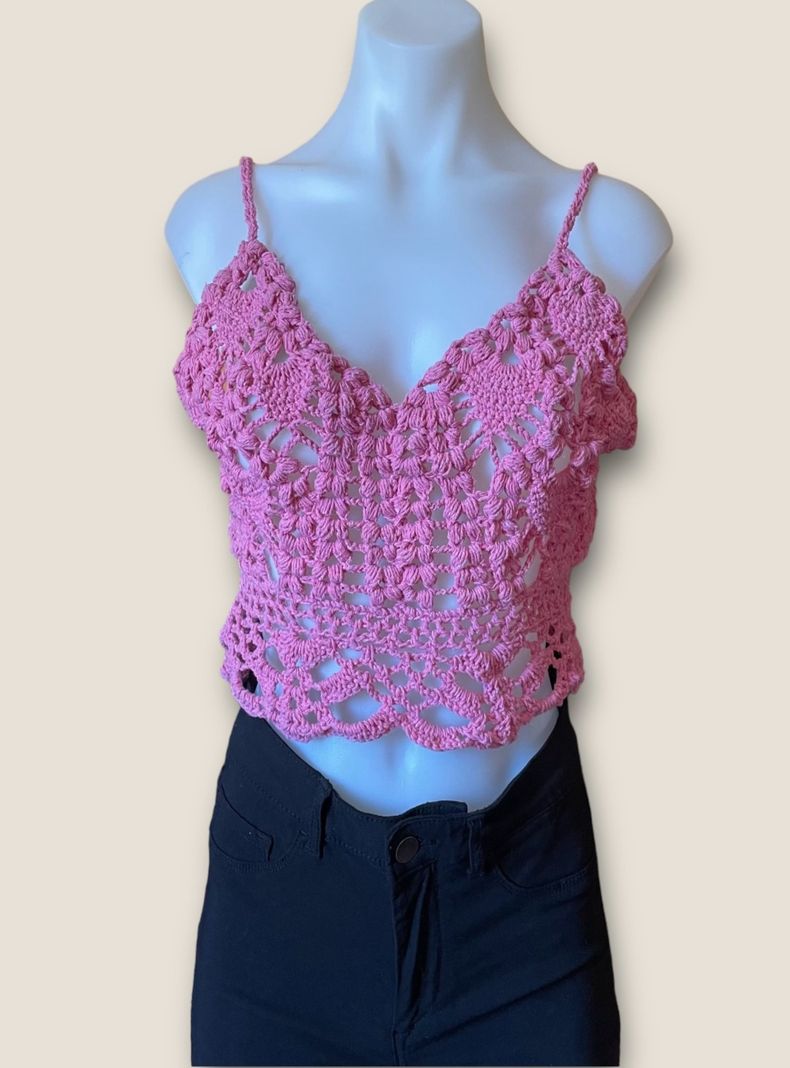 Top Tejido Rosado