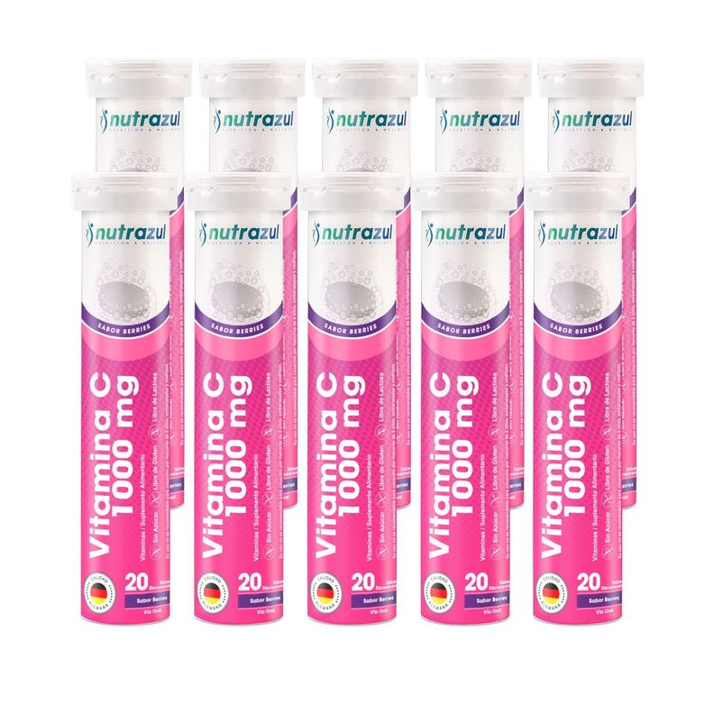 Vitamina C 1000 mg - Pack 10 unidades .-0