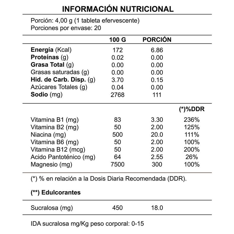 Magnesio 300 mg + B-Complex - Pack 6 Unidades -3