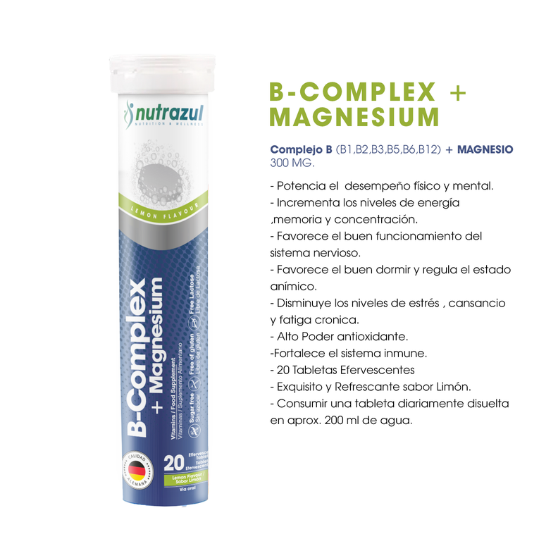 Magnesio 300 mg + B-Complex - Pack 6 Unidades -2
