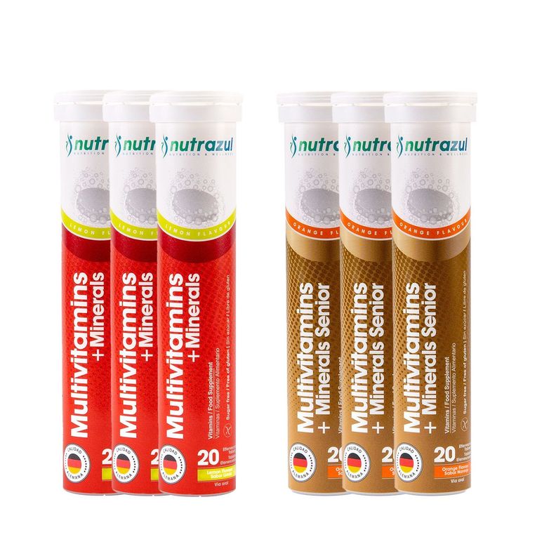 Multivitamínico (3) + Multivitaminico Senior (3) - Pack 6 Unidades.-0