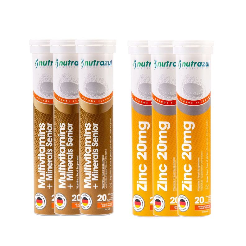 Multivitamínico Senior (3) + Zinc 20 Mg (3) -Pack 6 Unidades.-0