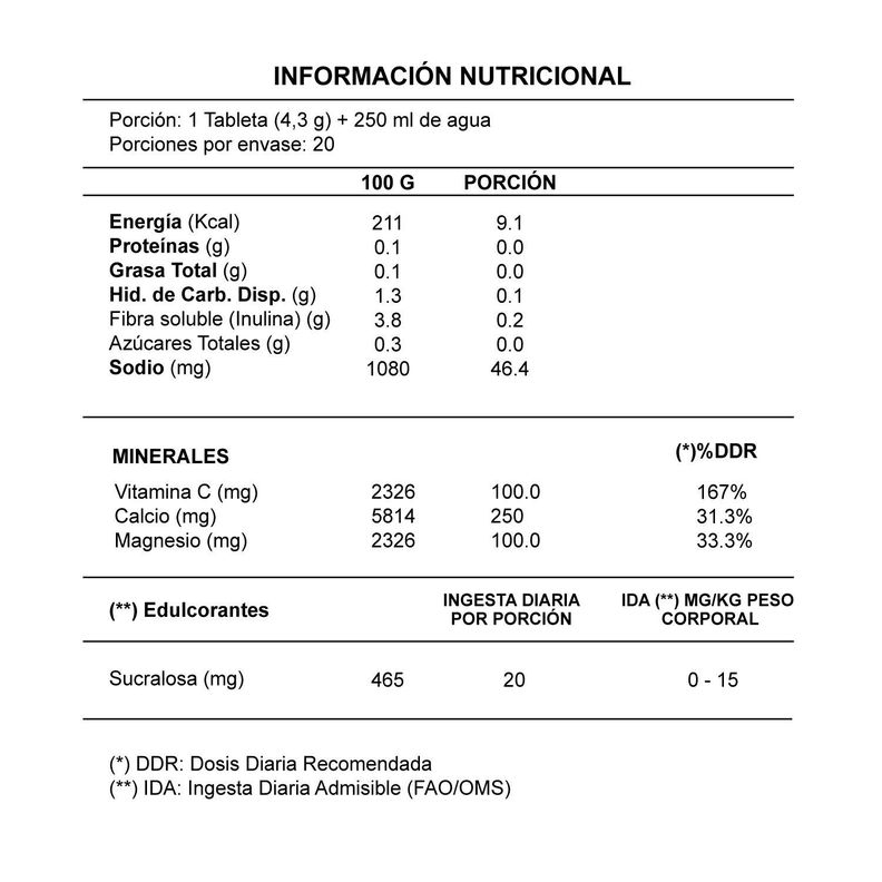 Calcio - Magnesio + vitamina C - Pack 3 unidades.-1