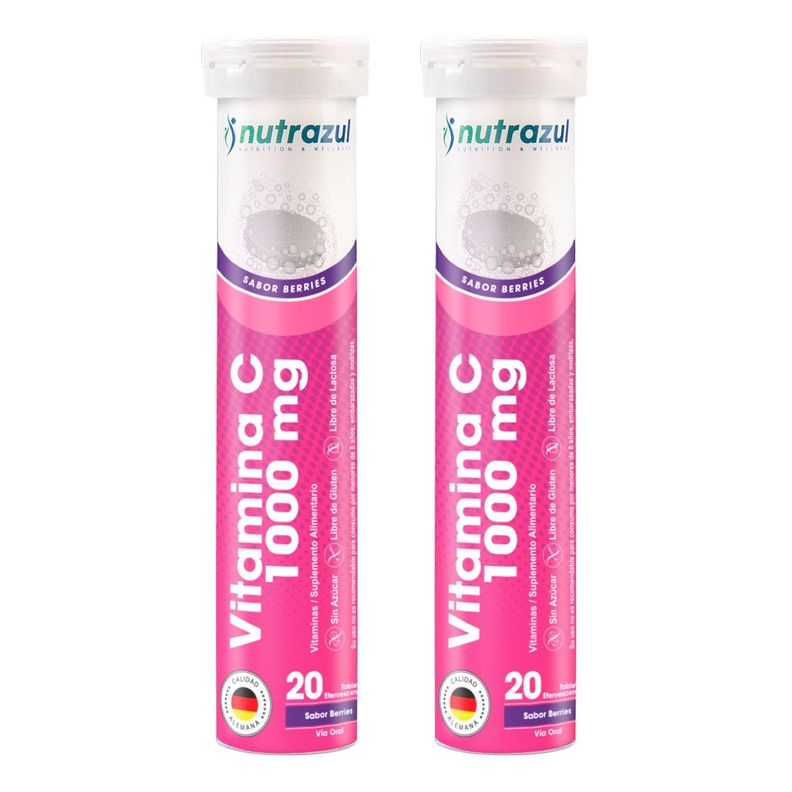 Vitamina C 1000 mg - Pack 2 unidades .-0