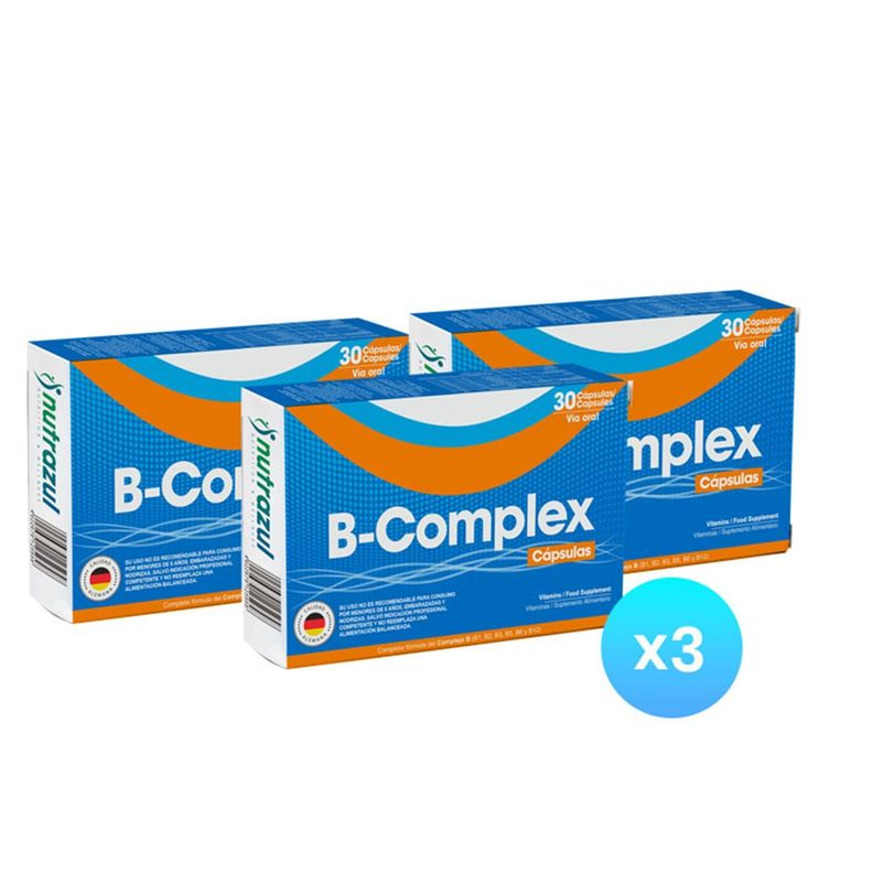 Vitaminas Complejo B - B- Complex - Pack 3 Cajas .-0