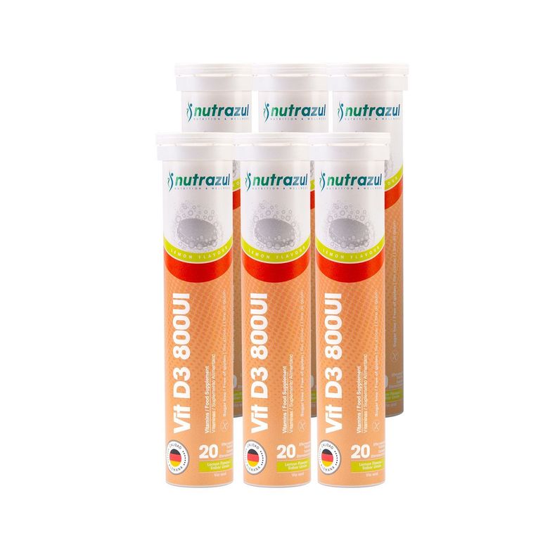 Vitamina D3 800 UI - Vit D3 - Pack 6 Unidades.-0