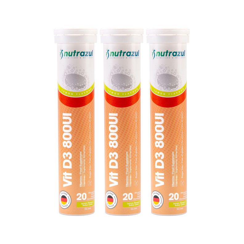 Vitamina D3 - 800 UI - Vit D3- Pack 3 Unidades. -0
