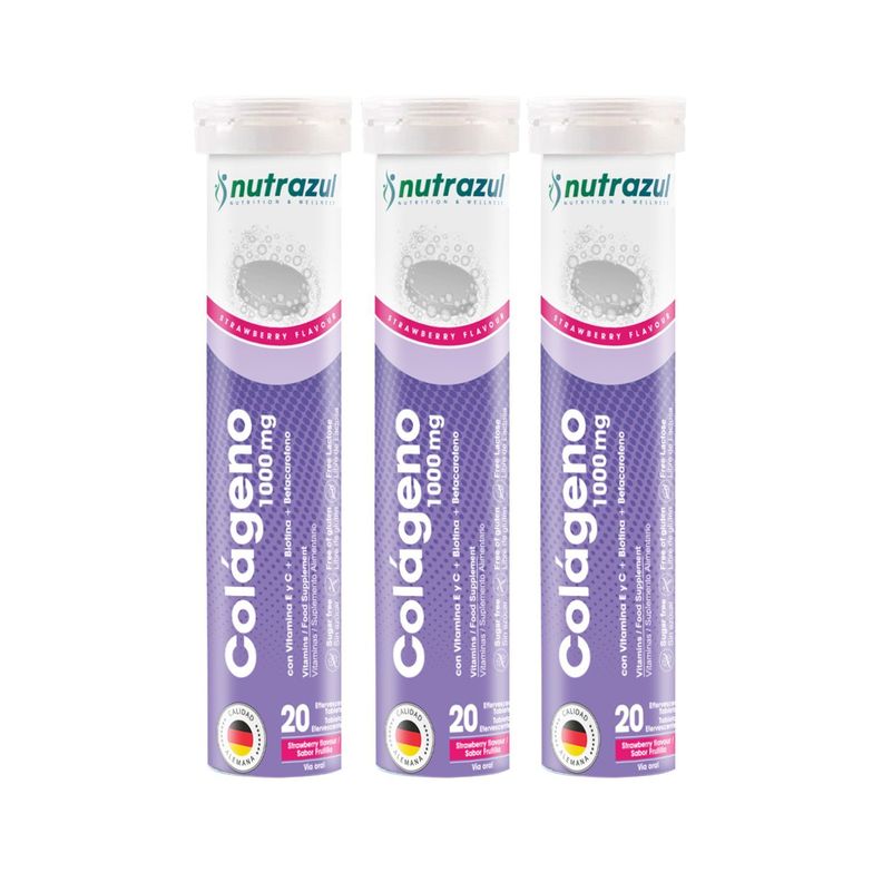 Colágeno Marino Hidrolizado 1000 mg - Pack 3 unidades  -0