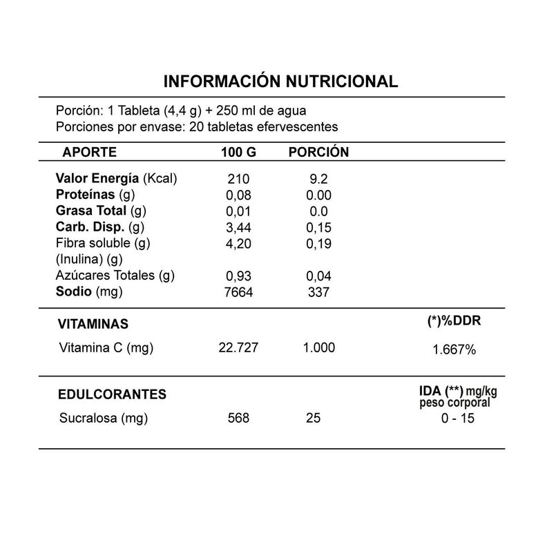 Vitamina C 1000 mg berries + Vitamina D3 800 UI - Pack 6 unidades.-1