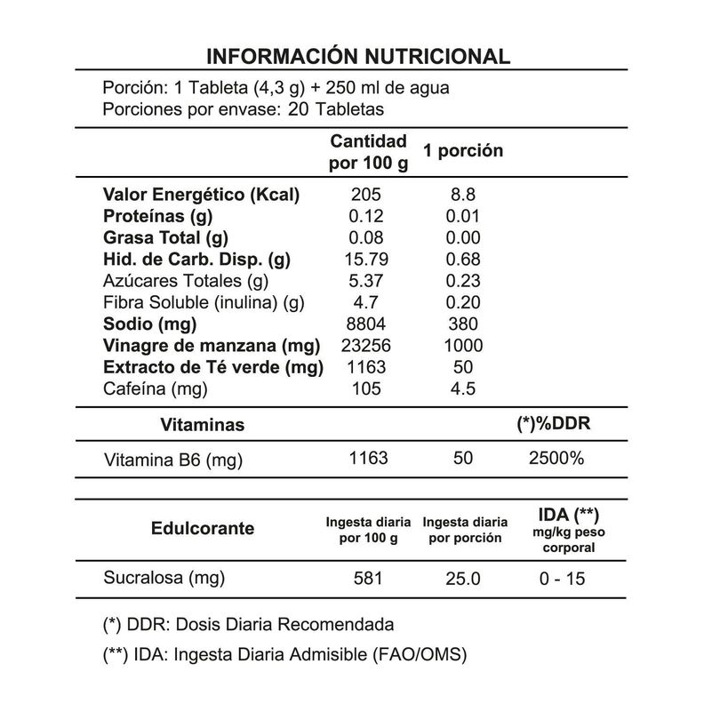 3 Vinagre de Manzana - Té Verde + 2 B-Complex Cáspsulas -Pack 5 unidades.-3