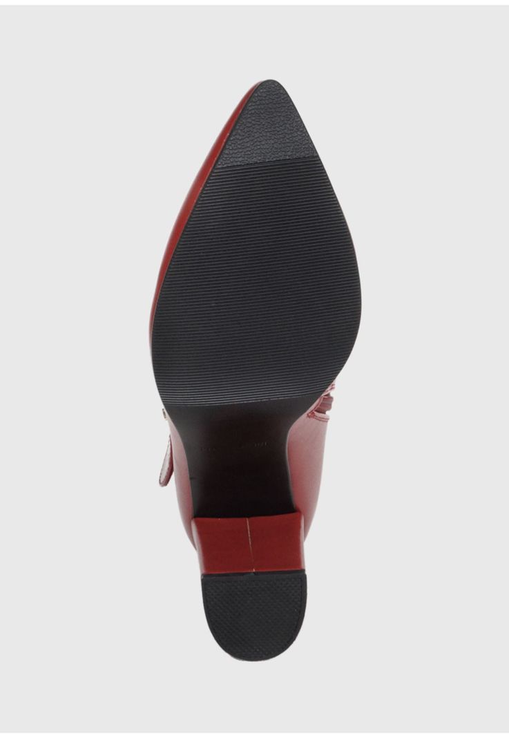Botín Mujer Andris Rojo -7