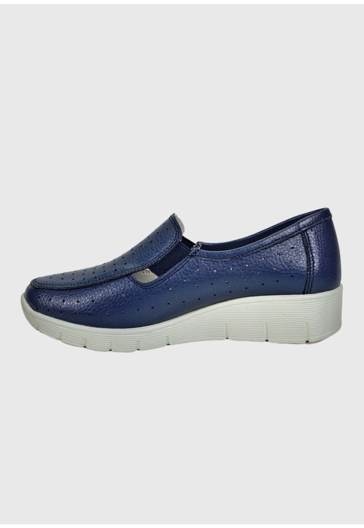 Mocasín Cuero Aranna Azul-3