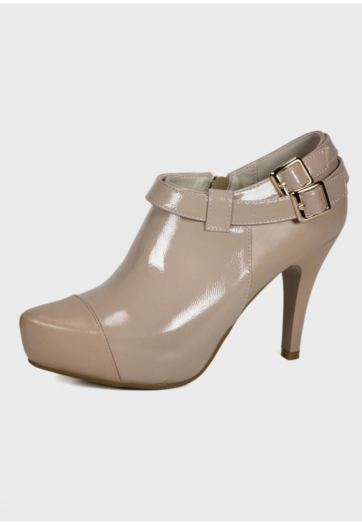 Zapato Carlota Beige Charol-0