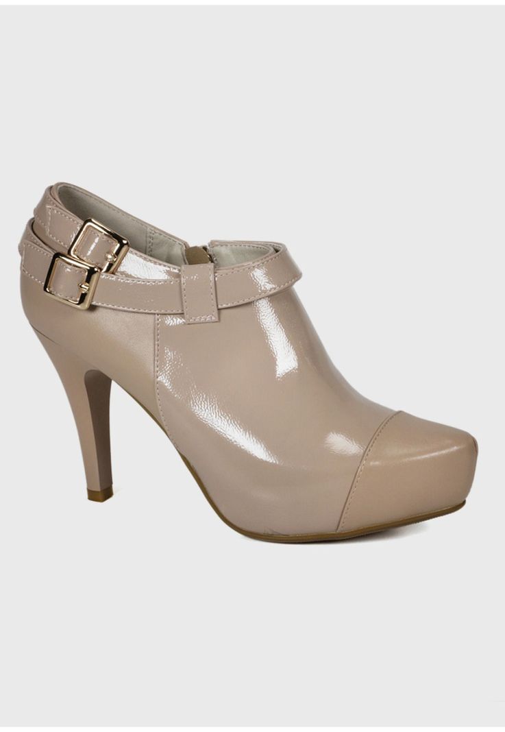 Zapato Carlota Beige Charol-1