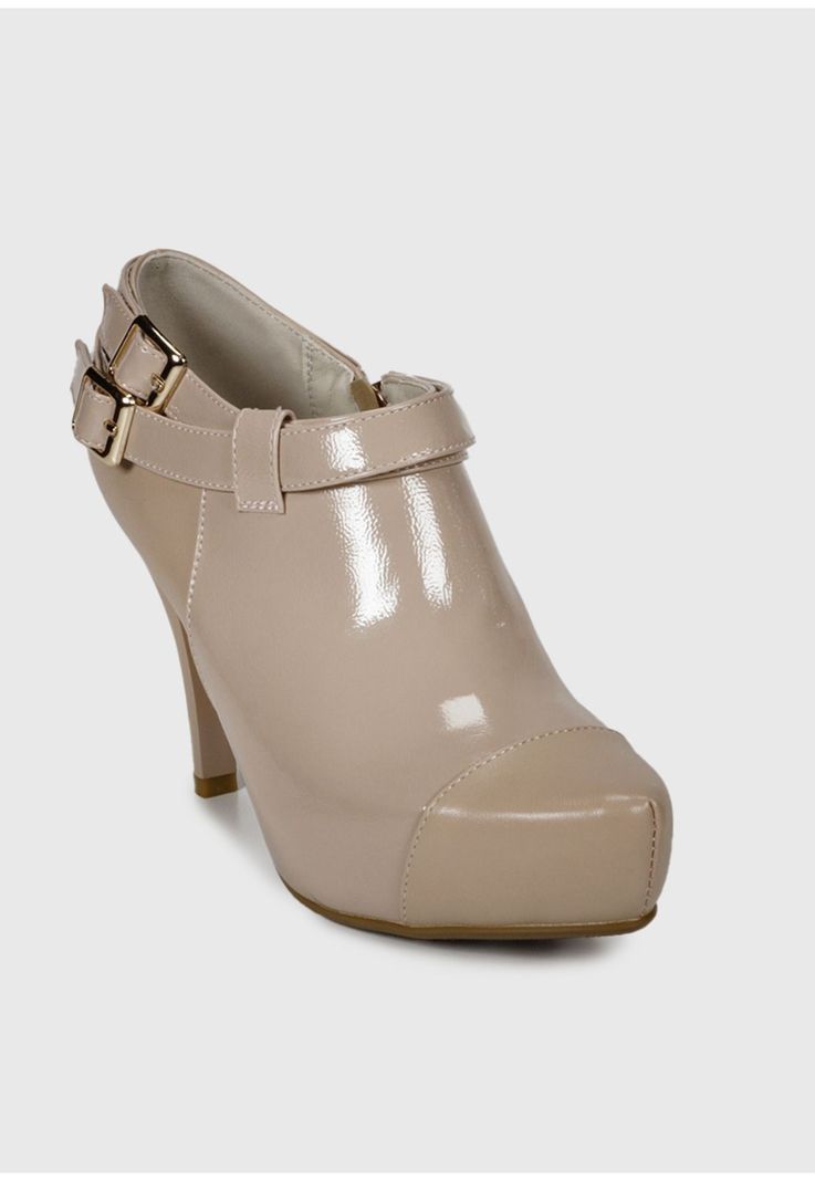 Zapato Carlota Beige Charol-4