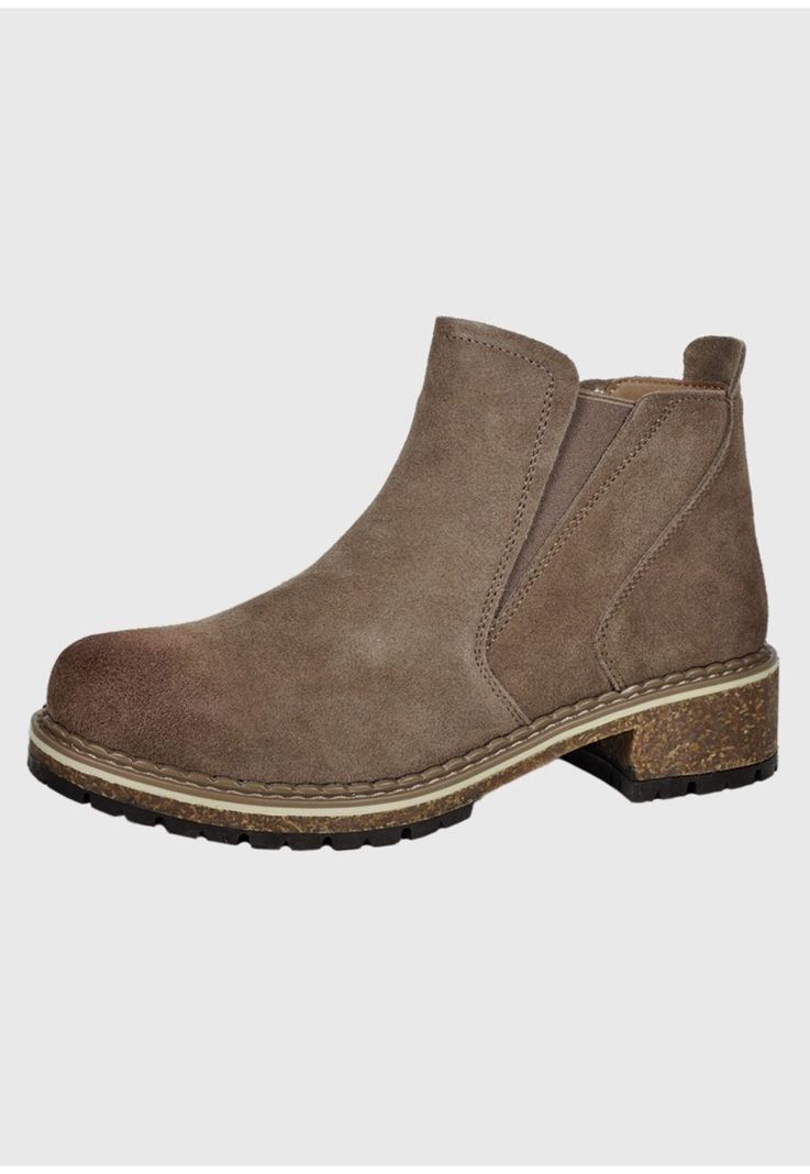 Botín Cuero Reno Reyko Taupe-0