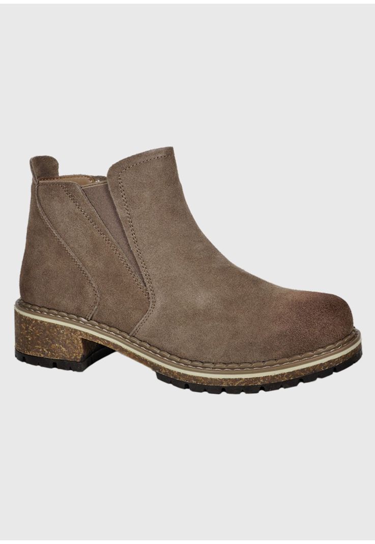 Botín Cuero Reno Reyko Taupe-1