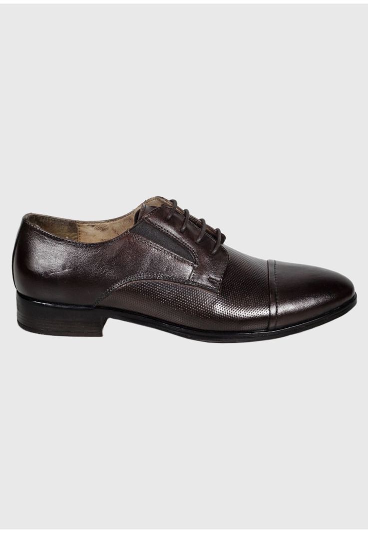 Zapato Cuero Roma Café Oscuro-2