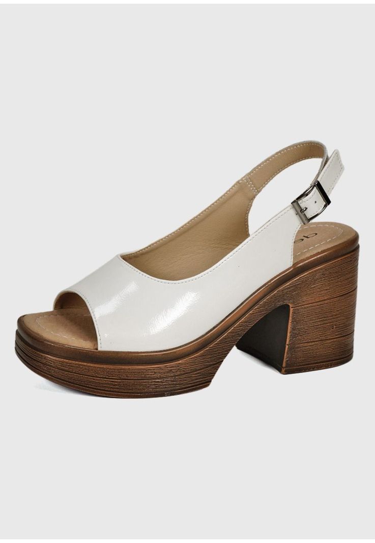 Sandalia Cuero Yanil Blanco-0