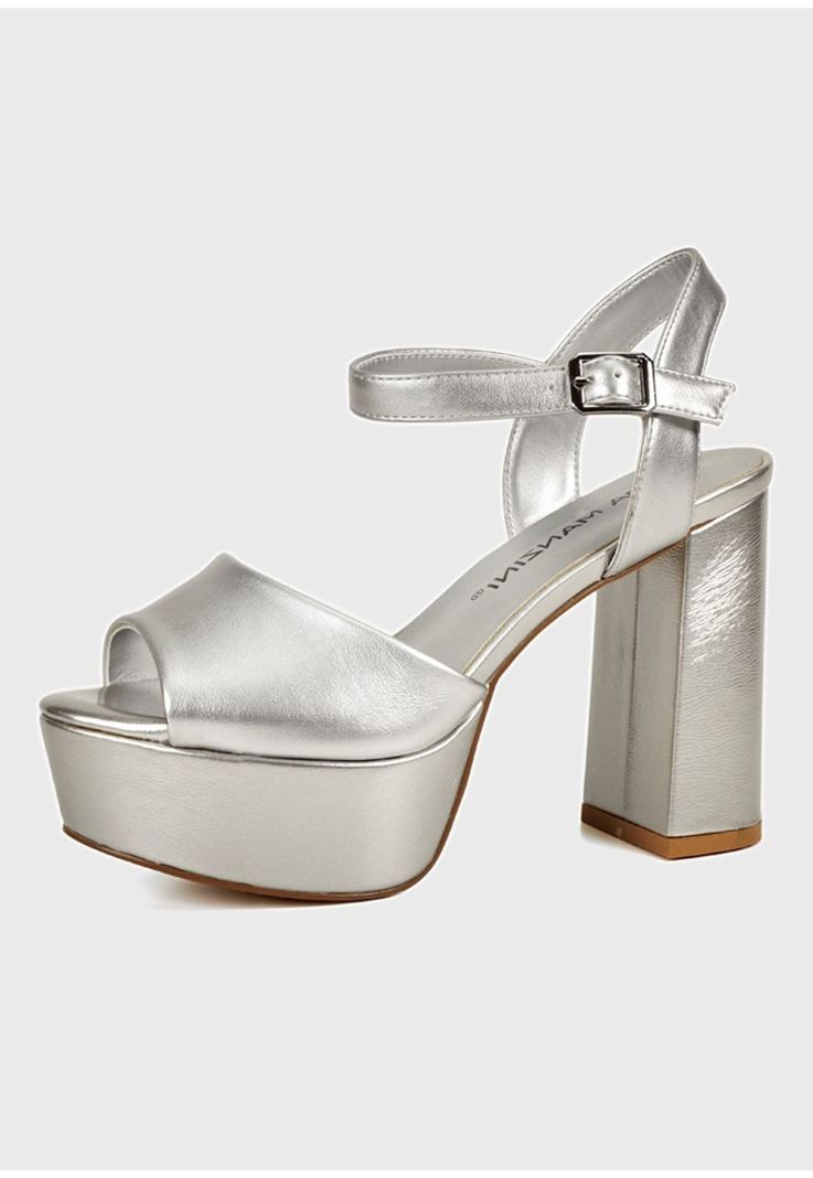 Sandalia Goldie Plateado-1