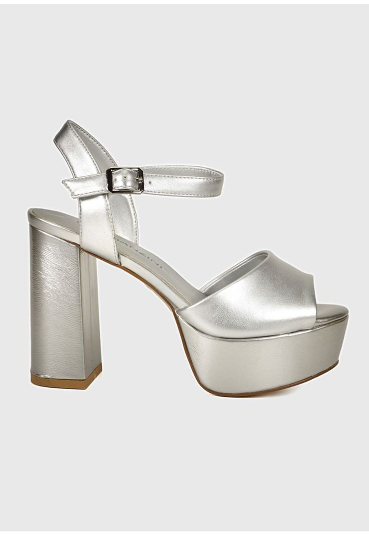 Sandalia Goldie Plateado-2
