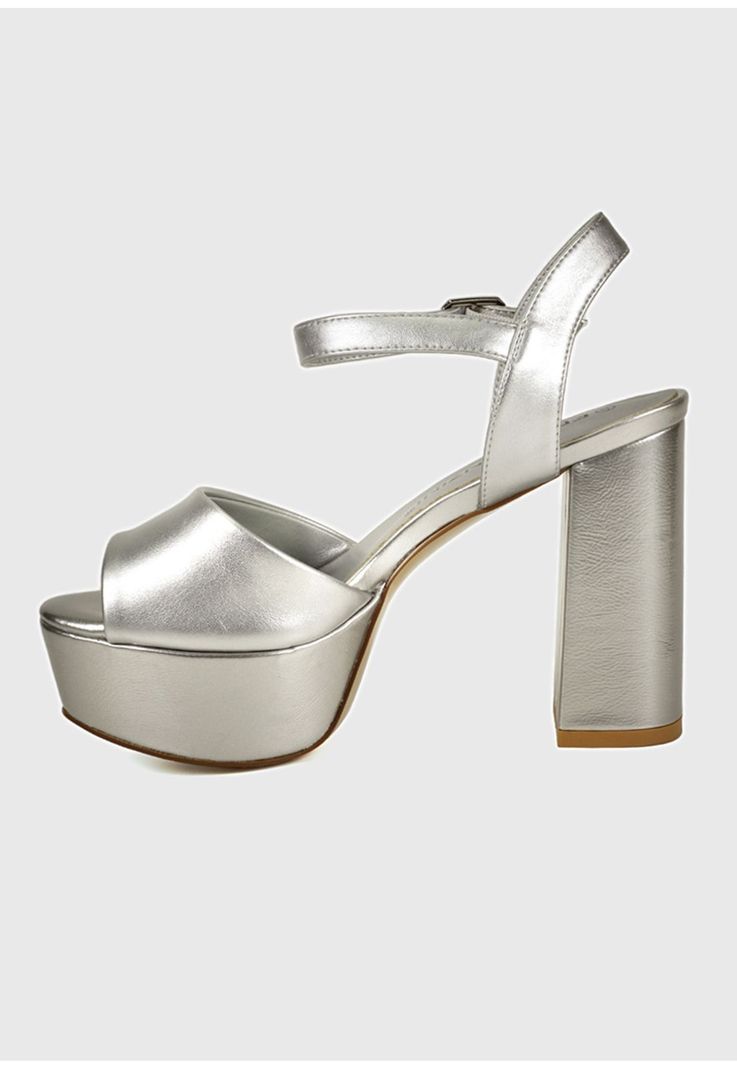 Sandalia Goldie Plateado-5