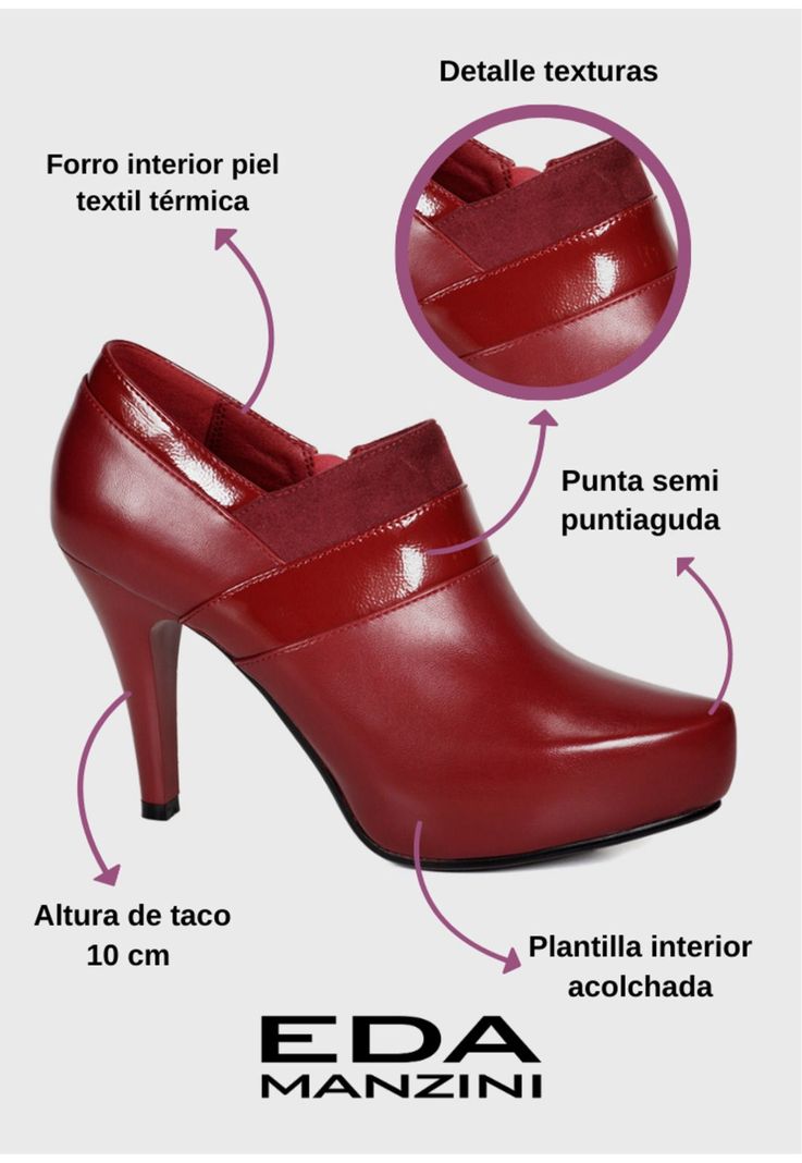 Botín Mujer Hestia Burdeo -2