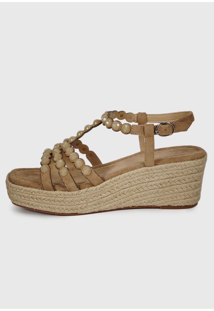 Sandalia Cuero Eunis Beige-2