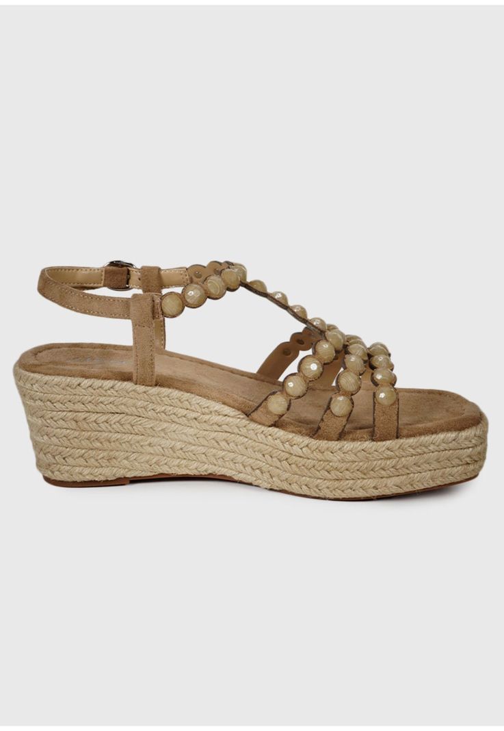 Sandalia Cuero Eunis Beige-5